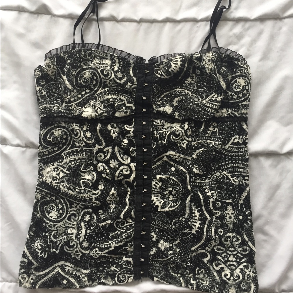 Black and white shirt